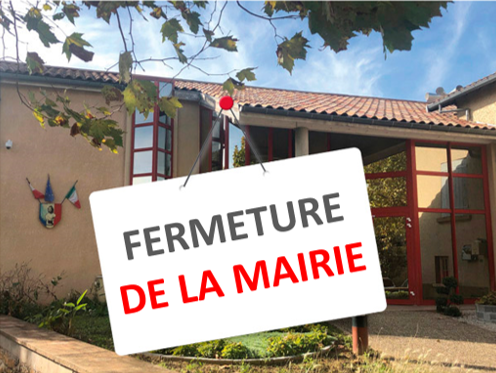 Fermeture de la Mairie