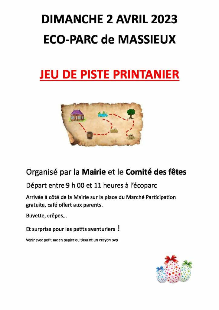 Jeu de piste printanier