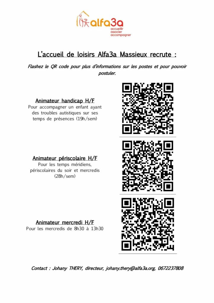 ALFA 3 A recrute