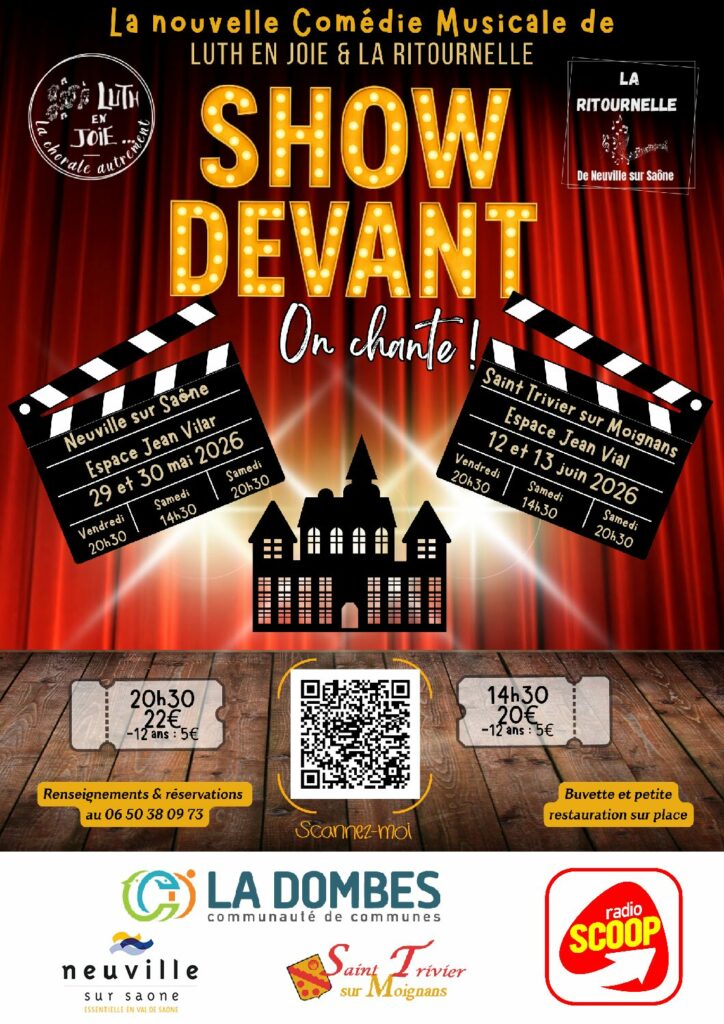 La Ritournelle et Luth en Joie présente leur nouvelle Comédie Musciale « SHOW DEVANT, ON CHANTE ! »