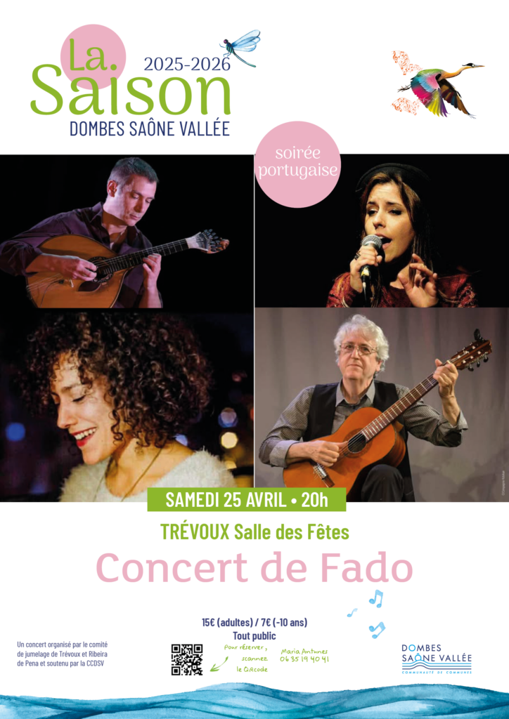 Samedi 25 avril – 20h00 – Concert de Fado