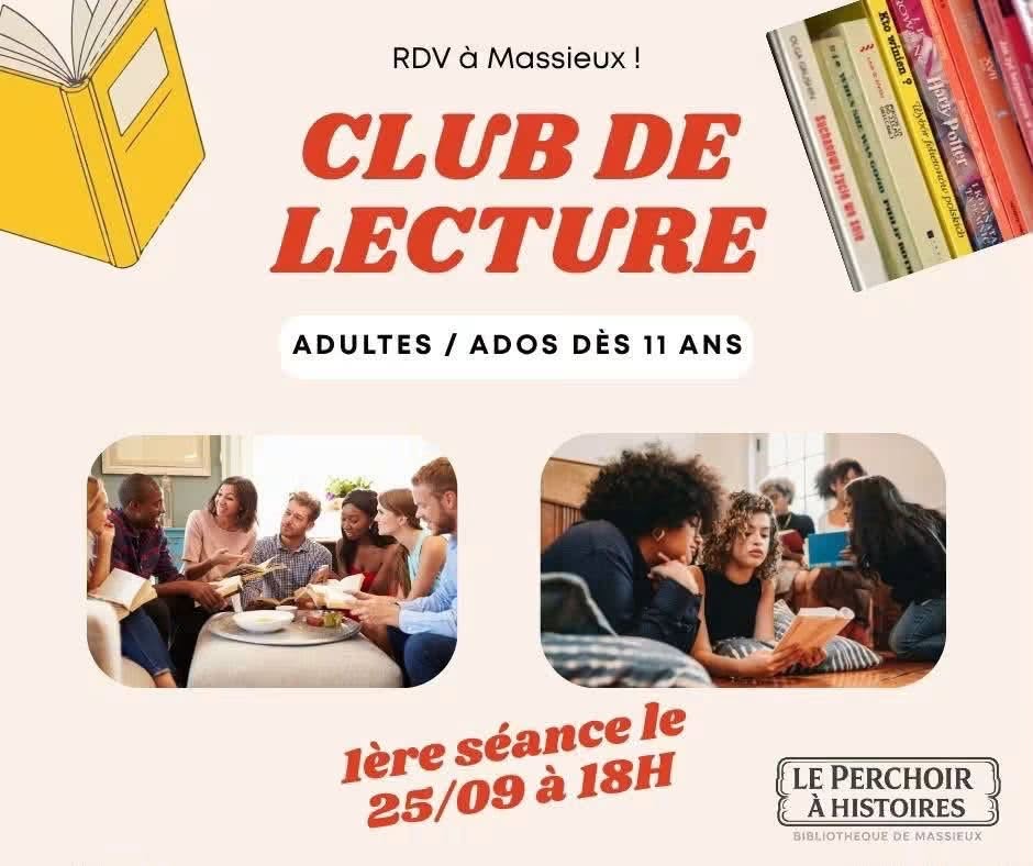 Club de lecture – 25 septembre 2026 à 18h – Le perchoir à histoires