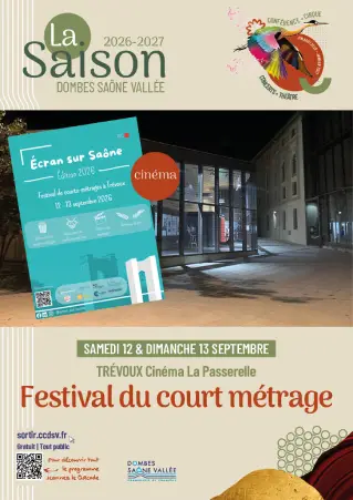 Festival du court métrage – 12 & 13 septembre 2026 – Cinéma la Passerelle Trévoux
