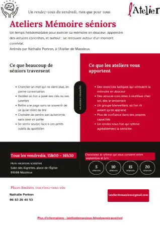 Ateliers mémoire séniors