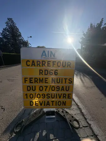 TRAVAUX ET CIRCULATION – RD66E SECTEUR DE CIVRIEUX