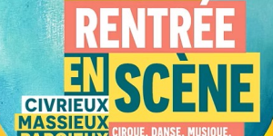 Logo rentrée en scène 2025