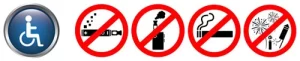 Picto-handicapé - Interdiction-fumer-vapoter-pirotechnique-